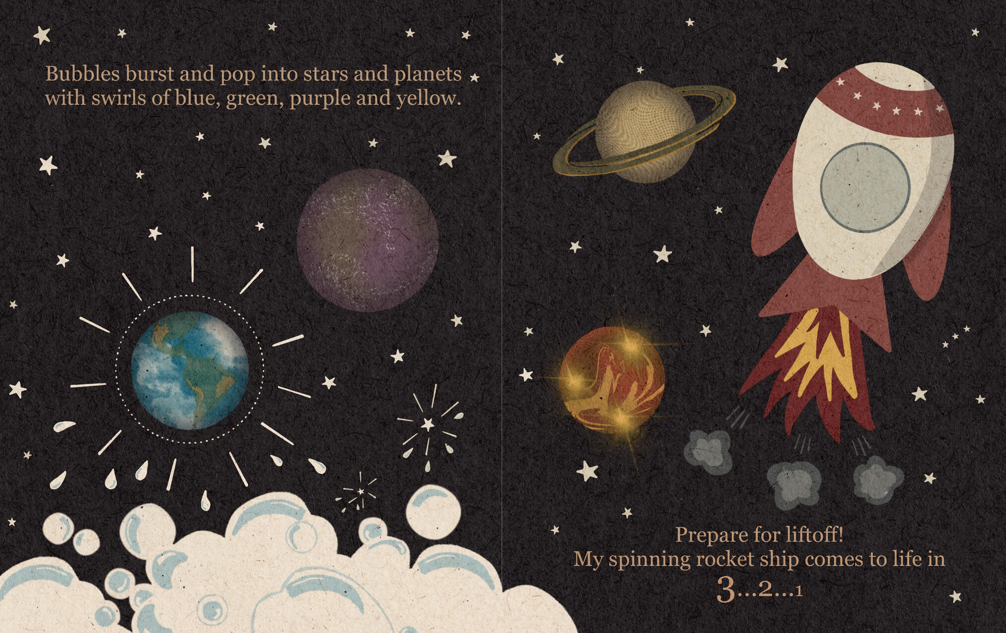 When bubbles and a bath toy transport you to an underwater galaxy!